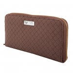 Beau Design Brown Color Quilted PU Stylish Clutch For Women's/Ladies/Girls